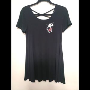 Forever 21 Tunic dress with skeleton patch